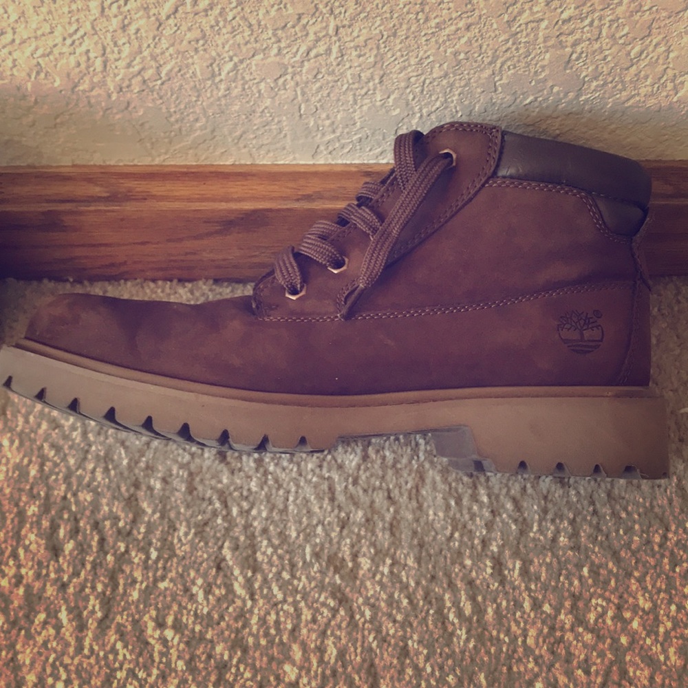 Timberland boots.